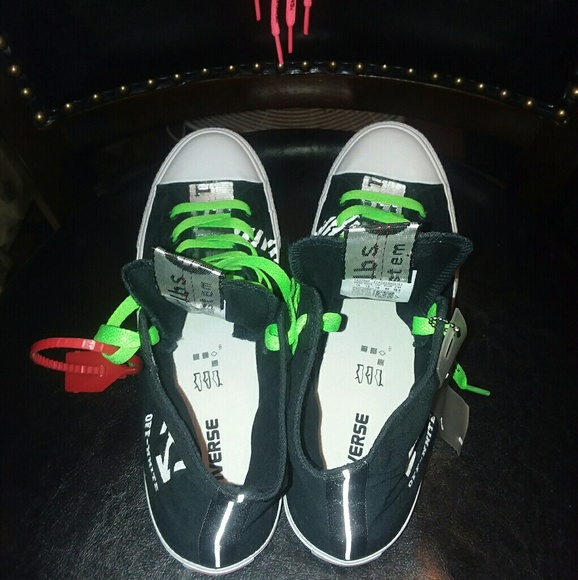 Mens Custom Off White Theme Converse Chuck Taylor - Picture 4 of 7